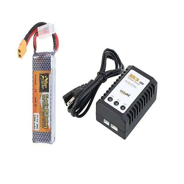 Lipo Battery 2200 mAh 11.1v With IMAX RC B3 Charger
