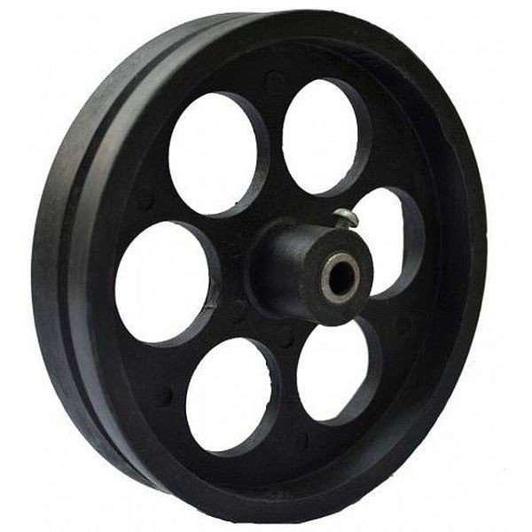 2 outlet pulley wheels