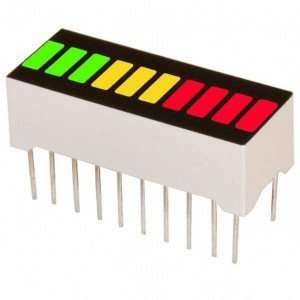 10Segment RED GREEN Bar Graph