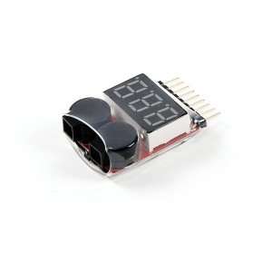 Lipo Voltage Checker 1S-8S with Buzzer Alarm